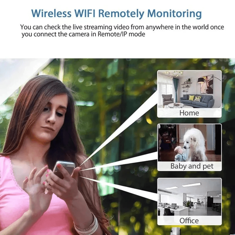 1080P Wireless Mini Security Camera WiFi Indoor Monitoring
