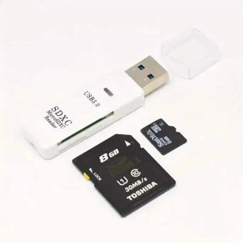 2-in-1 Multi Card Reader USB 3.0 Micro SD TF Card Memory Flash Drive Adapter
