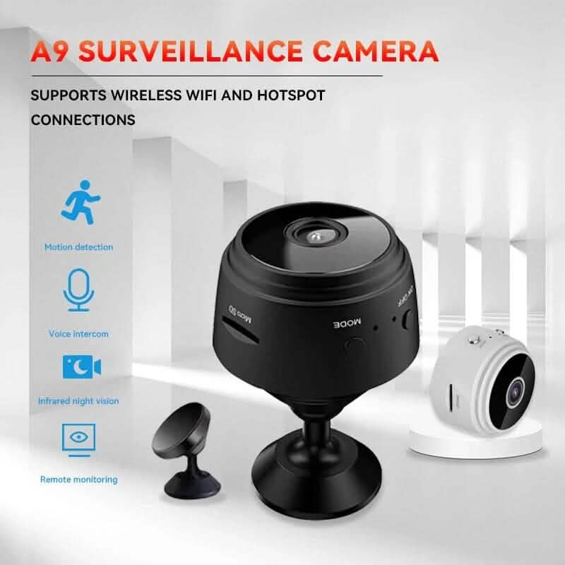 2-Pack: A9 Mini Camera HD 720P 2.4G Wifi IP Camera
