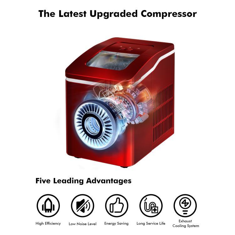 26lb Ice Maker with Scoop