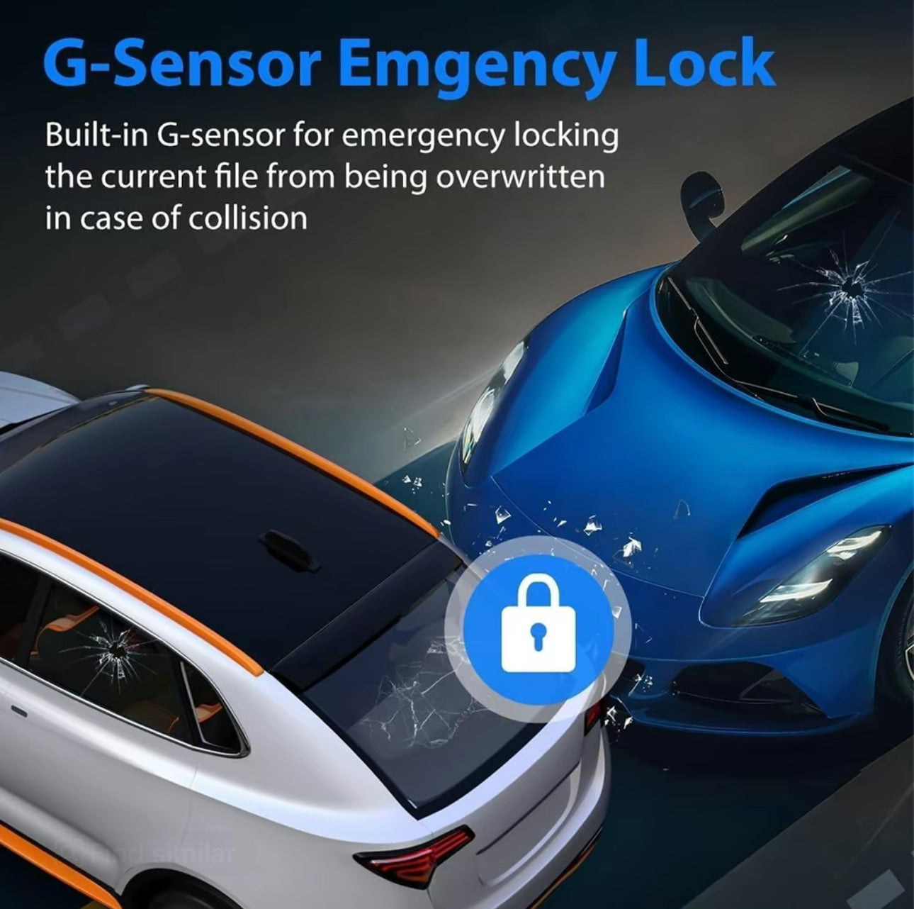 3-Camera Dash Cam – Front, Rear & Inside Car Recorder with WiFi & Night Vision