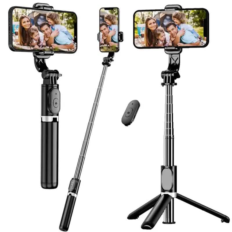40" Cell Phone Extendable Selfie Stick Tripod