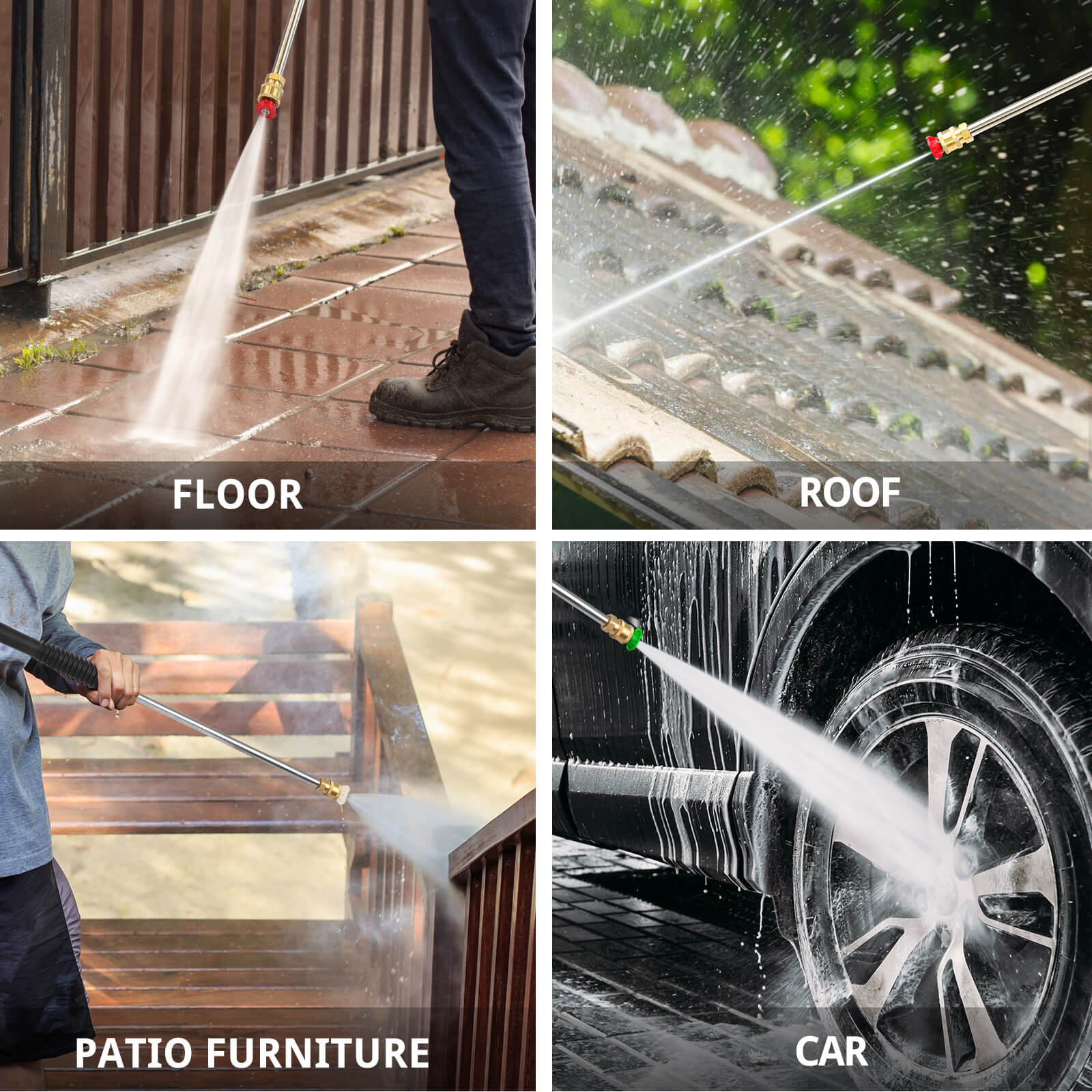 3300PSI 2.5GPM 201cc Gas Pressure Washer DB1050