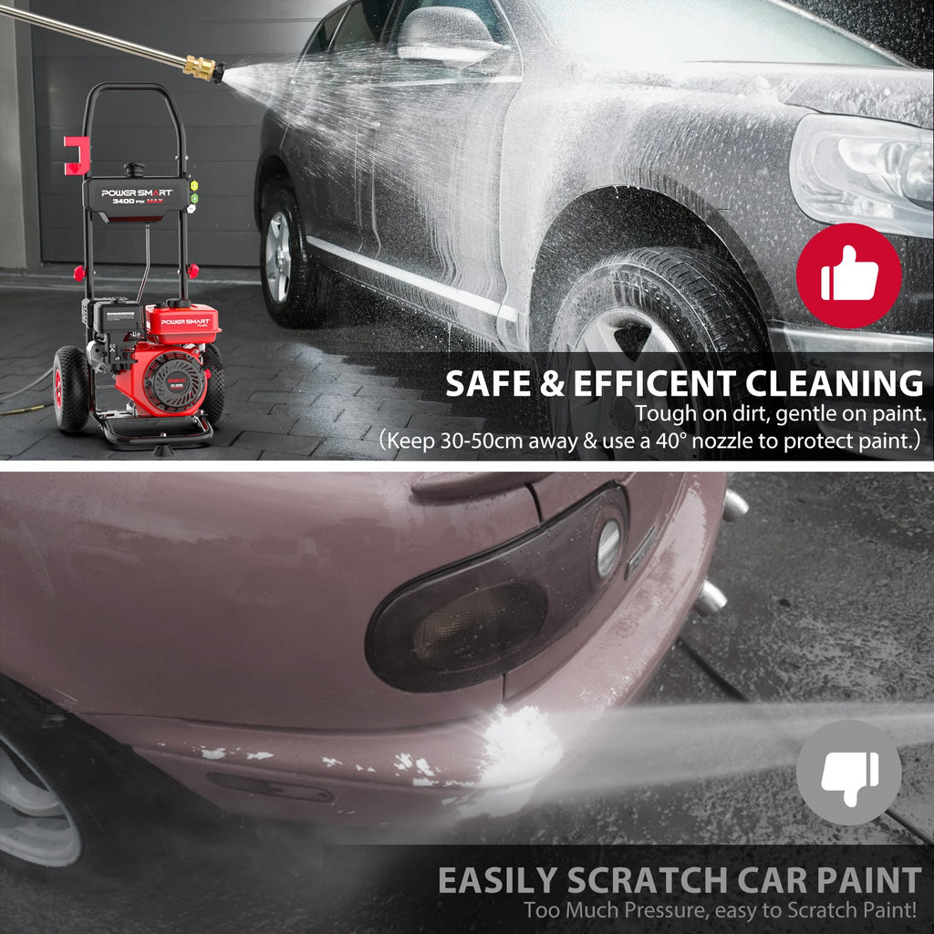 3400PSI 2.5GPM 212cc Gas Pressure Washer DL1034A