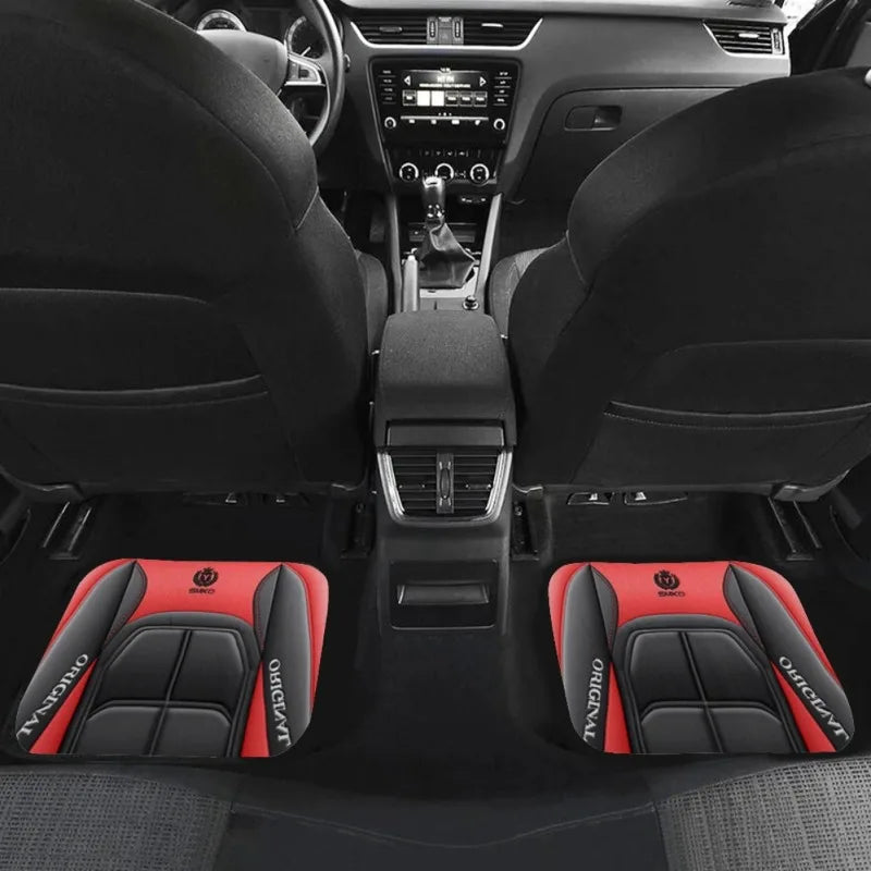 4pcs Y Car Floor Mats - Rug Pads with Non-Slip Backing, Washable, Universal Fit Car Protection Pad Auto Interior Accessories
