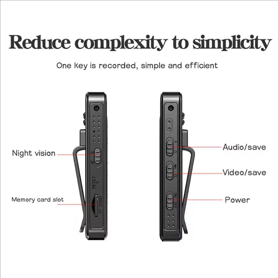 1080P HD Mini Camera – Portable Digital Video Recorder with Night Vision & Infrared