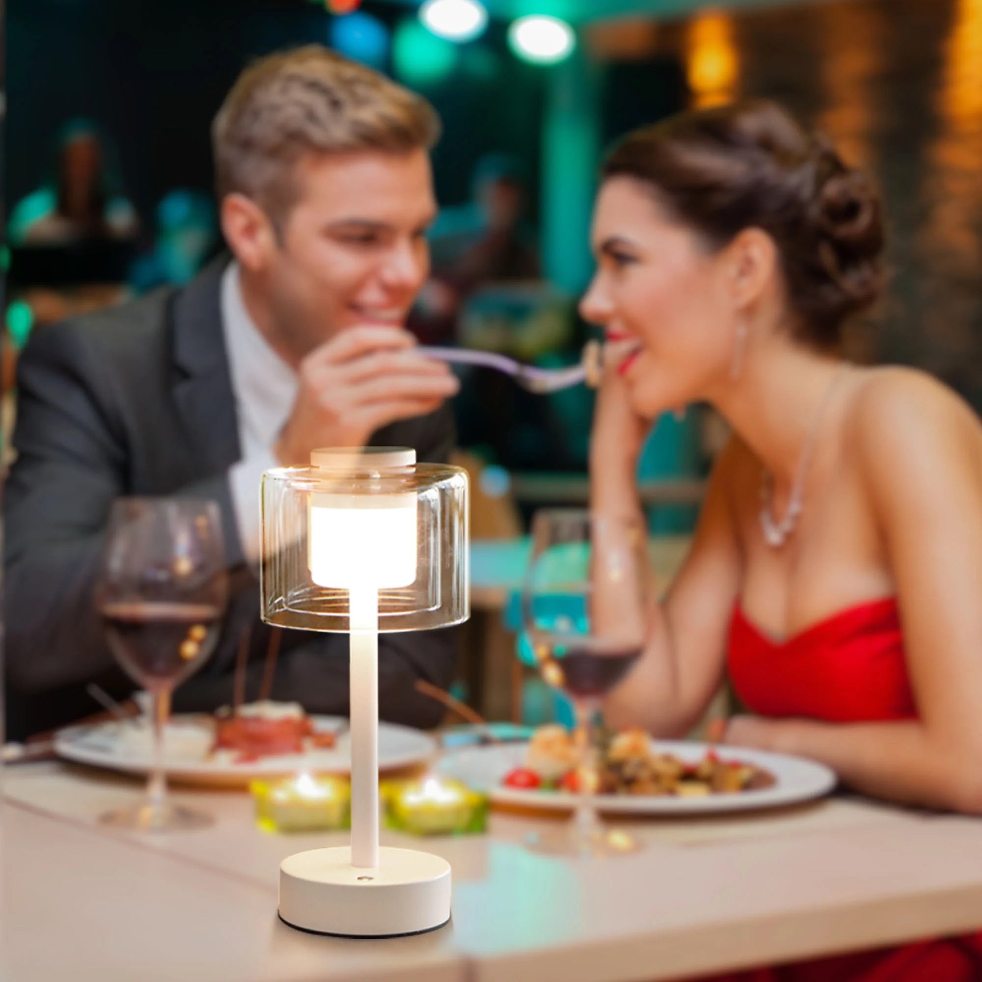 11" H 3-Way Dimmable Rechargeable Lamp