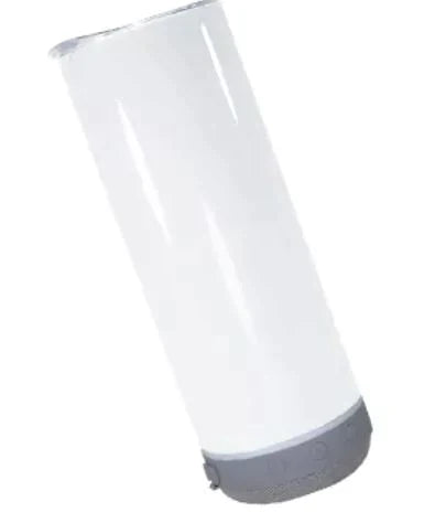 20oz Sublimation Bluetooth speaker tumbler. Music Tumblers W/ Lid, Speaker & Straw