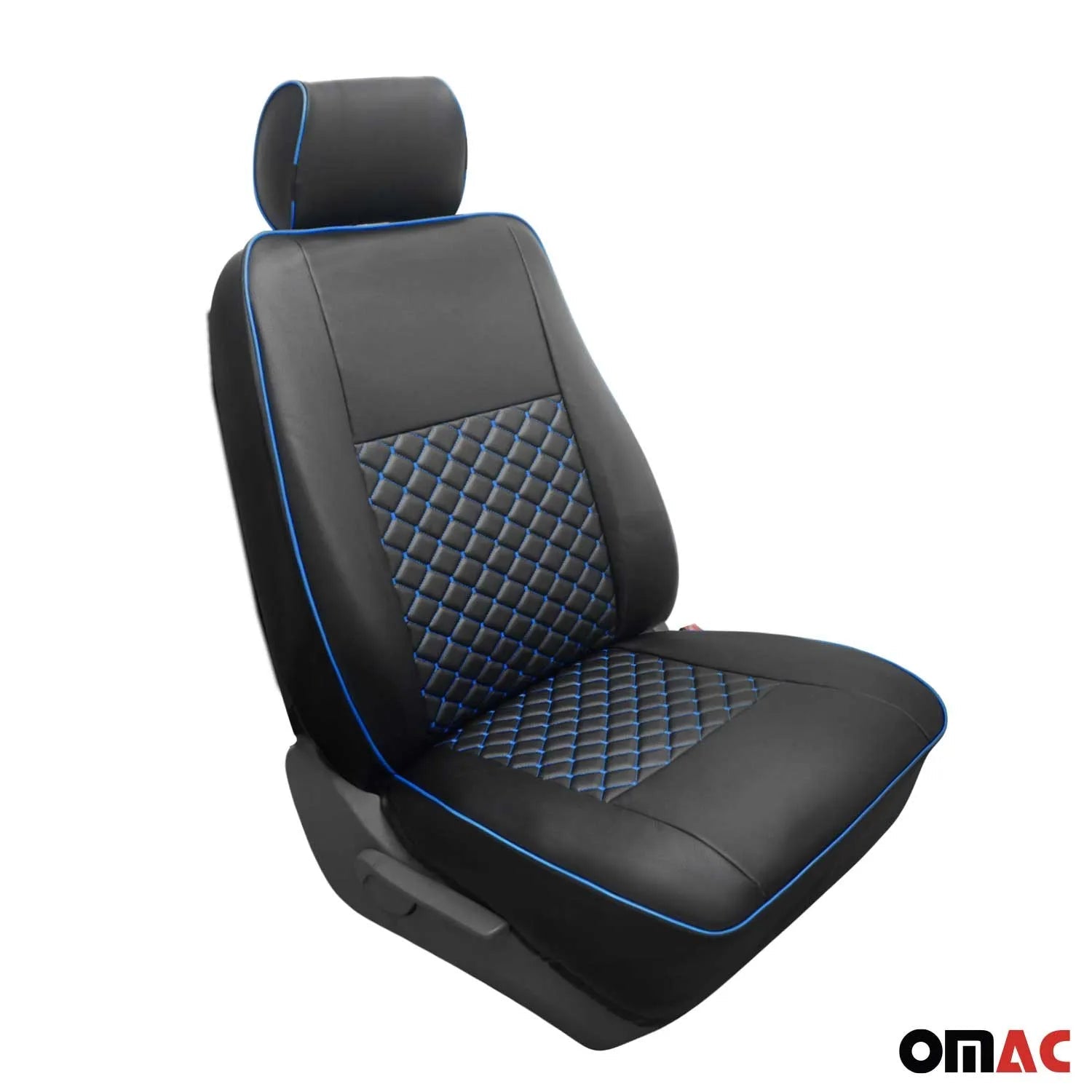 2015-2026 Ford Transit Leather Custom fit Car Seat Cover Black Blue