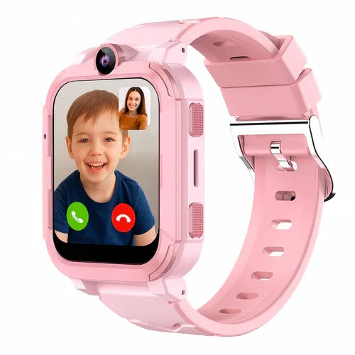 4G Android Kids Smartwatch with SIM Card, GPS + WiFi + LBS Tracker,
